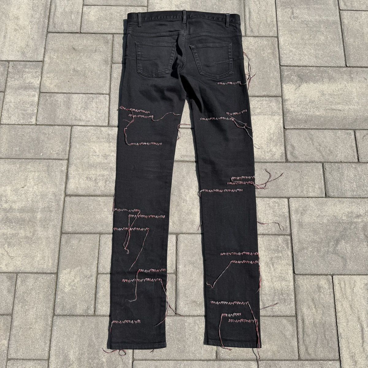 Dior AW16 Dior Homme Red Stitch Denim Size US 30 / EU 46 - 5 Thumbnail