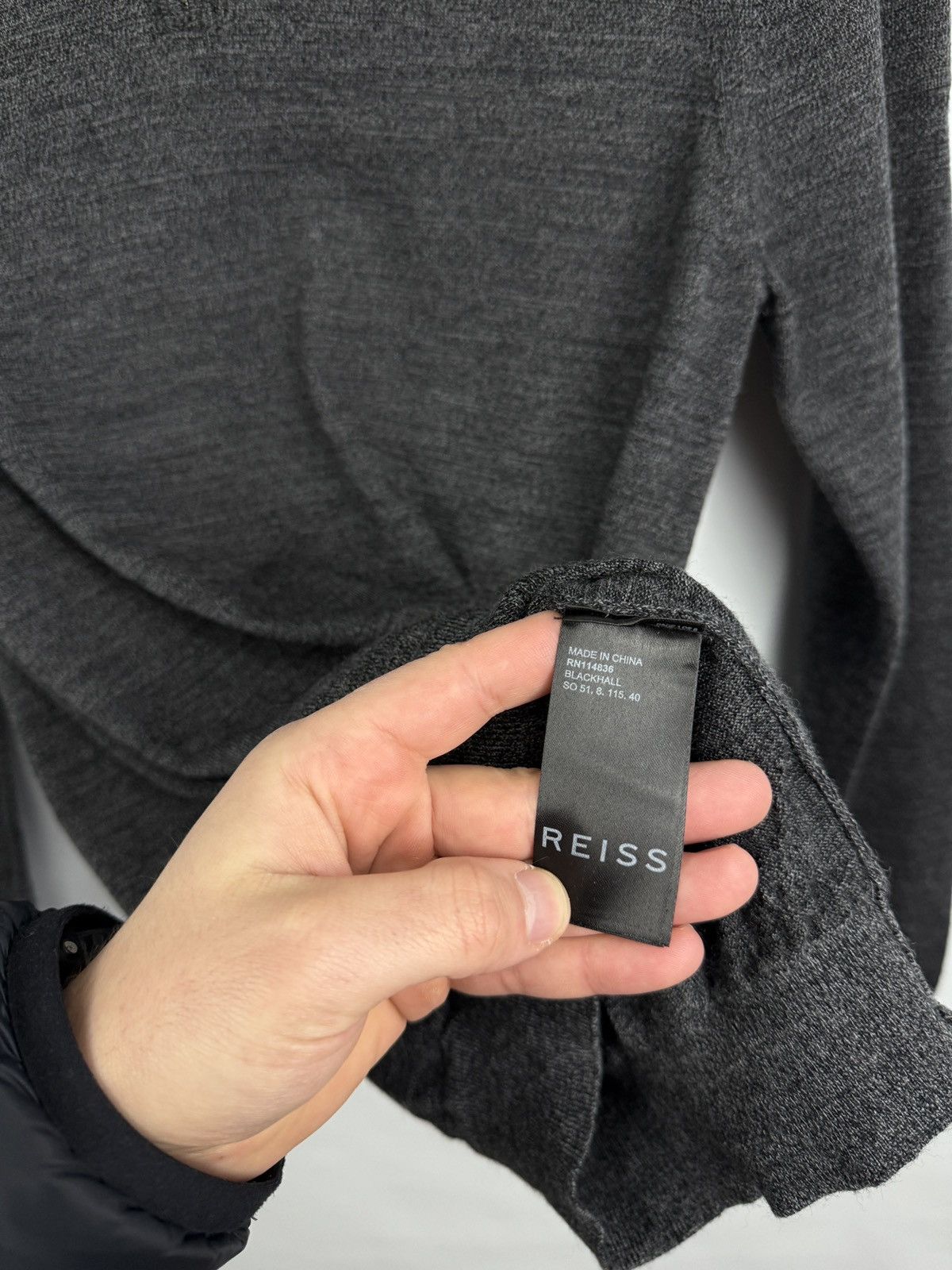 Reiss 🇬🇧 Reiss Luxury 100% Merino Wool Sweater Polo Long Sleeve Size US S / EU 44-46 / 1 - 6 Thumbnail