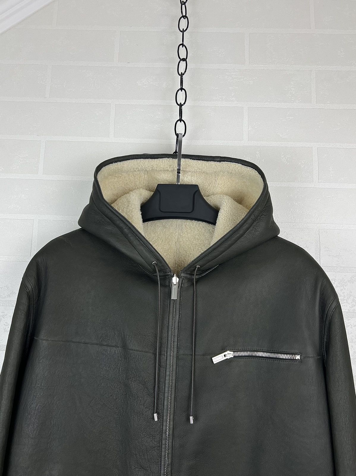 Hermes HERMES Jacket Leather Reversible Lambskin Sheepskin Men’s Size US XL / EU 56 / 4 - 7 Thumbnail