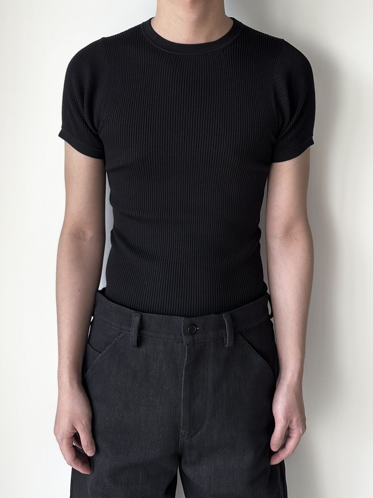 RIER Rier T-shirt silk knitwear black Size US M / EU 48-50 / 2 - 1 Thumbnail