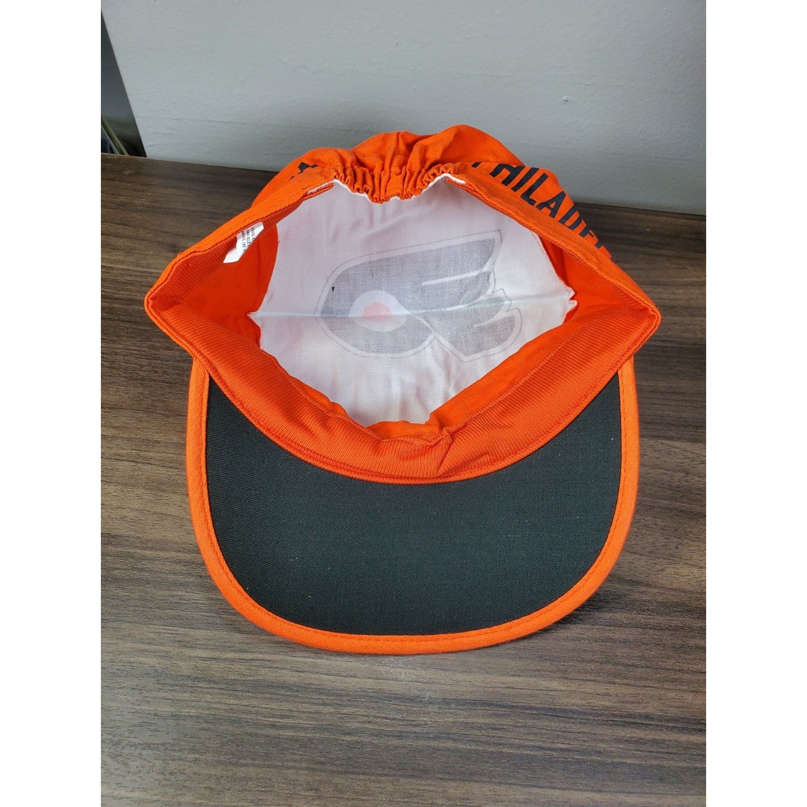 NHL × Vintage Philadelphia Flyers Painters Cap Hat Stretch Fit Orange NHL Size ONE SIZE - 8 Thumbnail