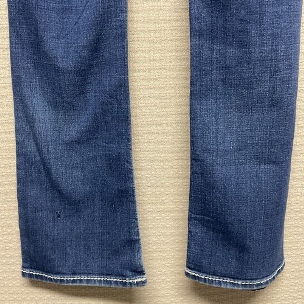 Other VTG Blue Asphalt Distressed Denim Flare Leg Jeans Women 11 Size 34" / US 12 / IT 48 - 6 Thumbnail