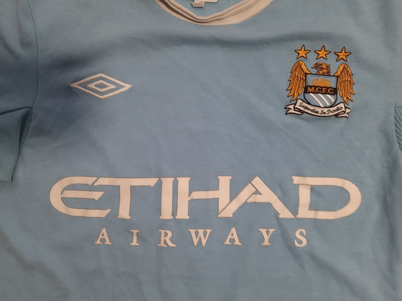 Umbro Umbro Manchester City Jersey 2009-2010 Size US M / EU 48-50 / 2 - 4 Thumbnail