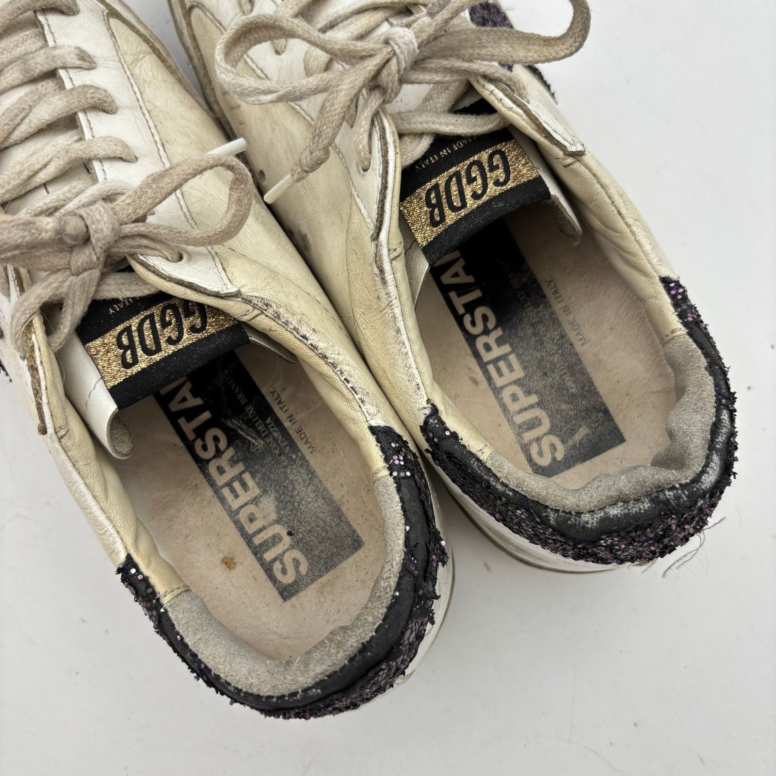 Golden Goose Golden Goose Superstar GGDB Star Low Top Sneakers Women's 39 Size US 9 / IT 39 - 9 Thumbnail