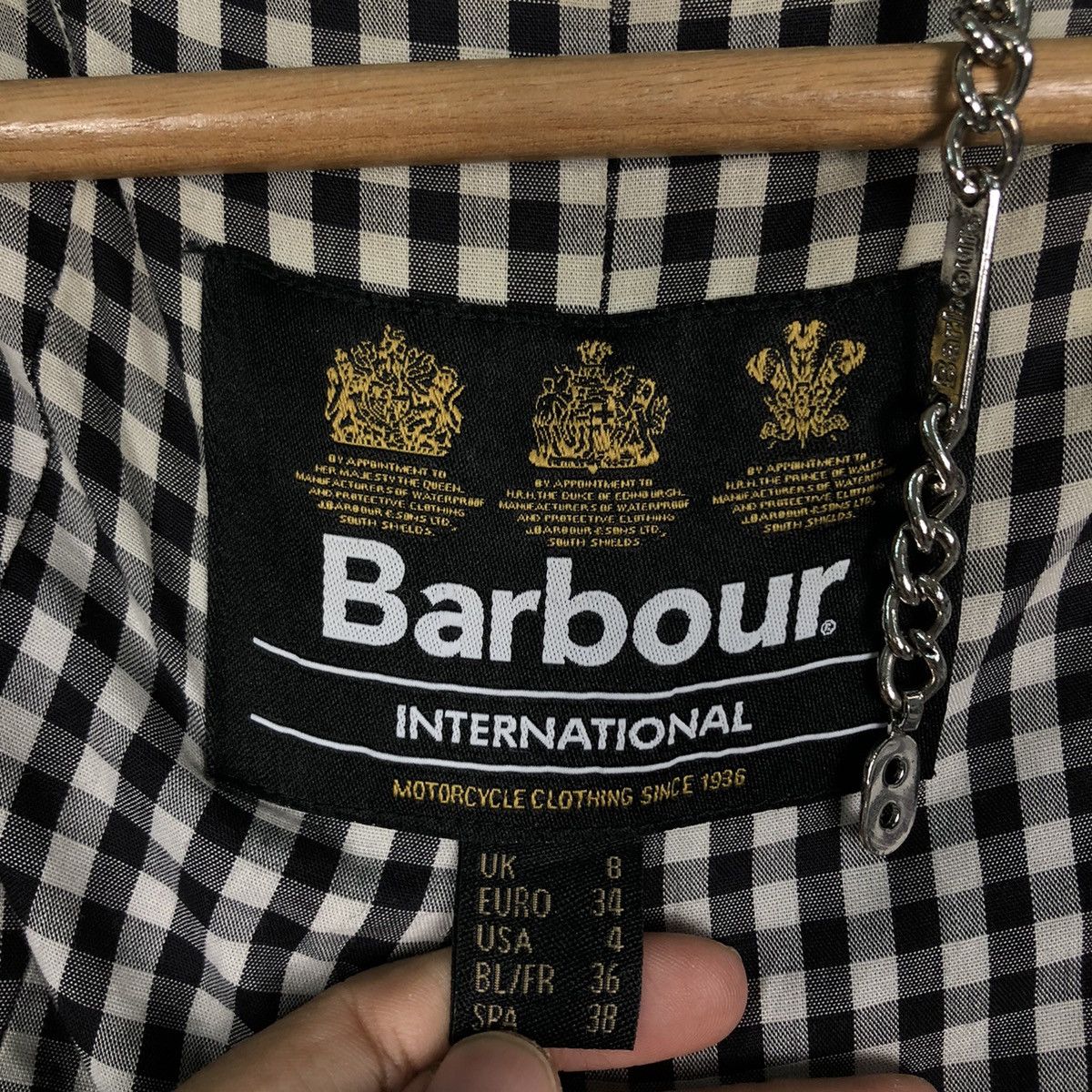 Barbour 🔥Vintage Long Wool Jacket Barbour International Biker Size US S / EU 44-46 / 1 - 17 Thumbnail