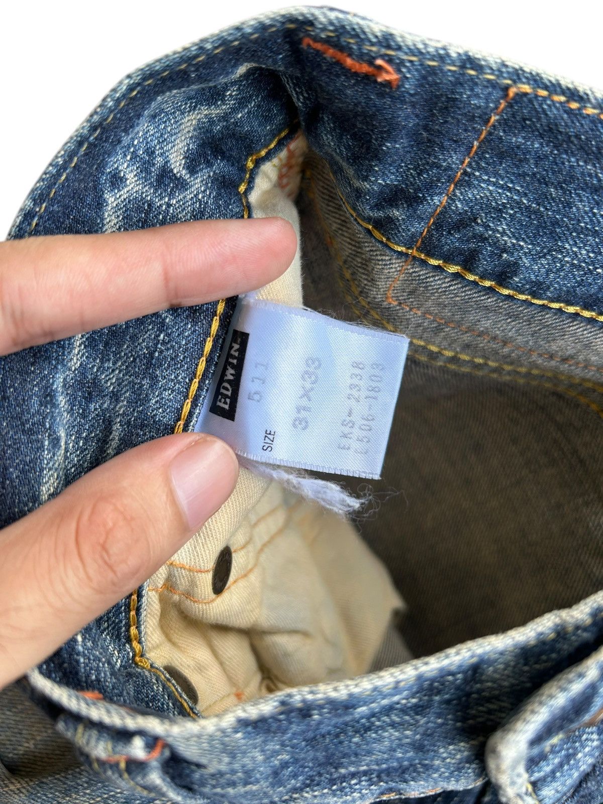Kapital Flare Rusty Edwin Made Japan Faded Denim Jeans Size US 33 - 10 Thumbnail