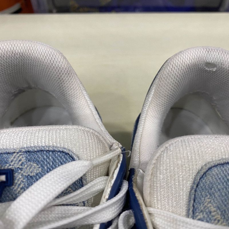 Louis Vuitton Louis Vuitton Denim Low-Top Fashion Sneakers -2508 Size US 8 / EU 41 - 8 Thumbnail