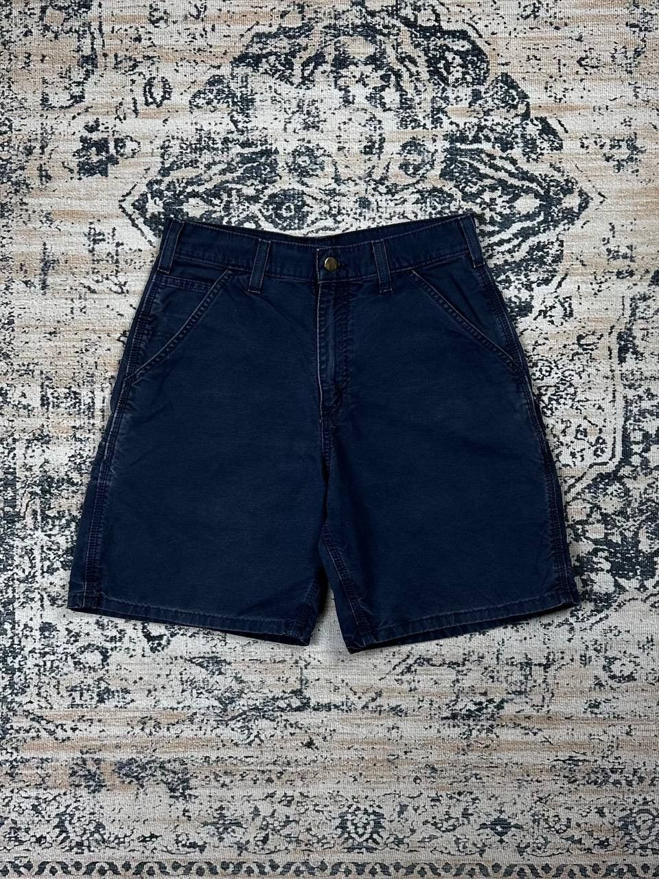 Carhartt 80s Faded Carhartt Cargo Vintage Baggy Shorts Size US 30 / EU 46 - 2 Thumbnail