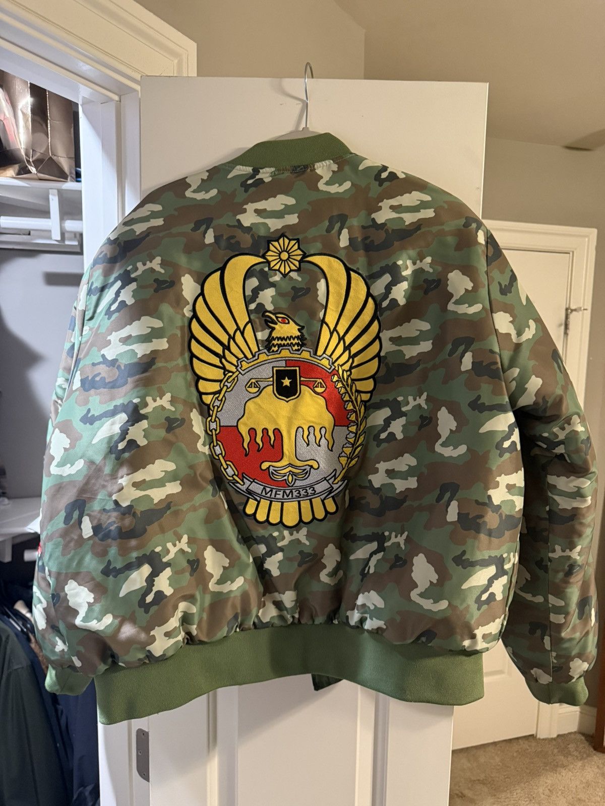 murd333r.fm Murder fm camo bomber jacket Size US XL / EU 56 / 4 - 2 Thumbnail