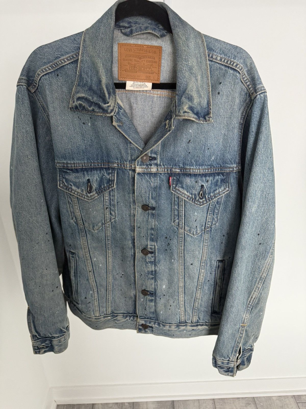 Levi's Vintage Clothing Levis Big E Vintage Fit Denim Jacket Size US L / EU 52-54 / 3 - 2 Thumbnail