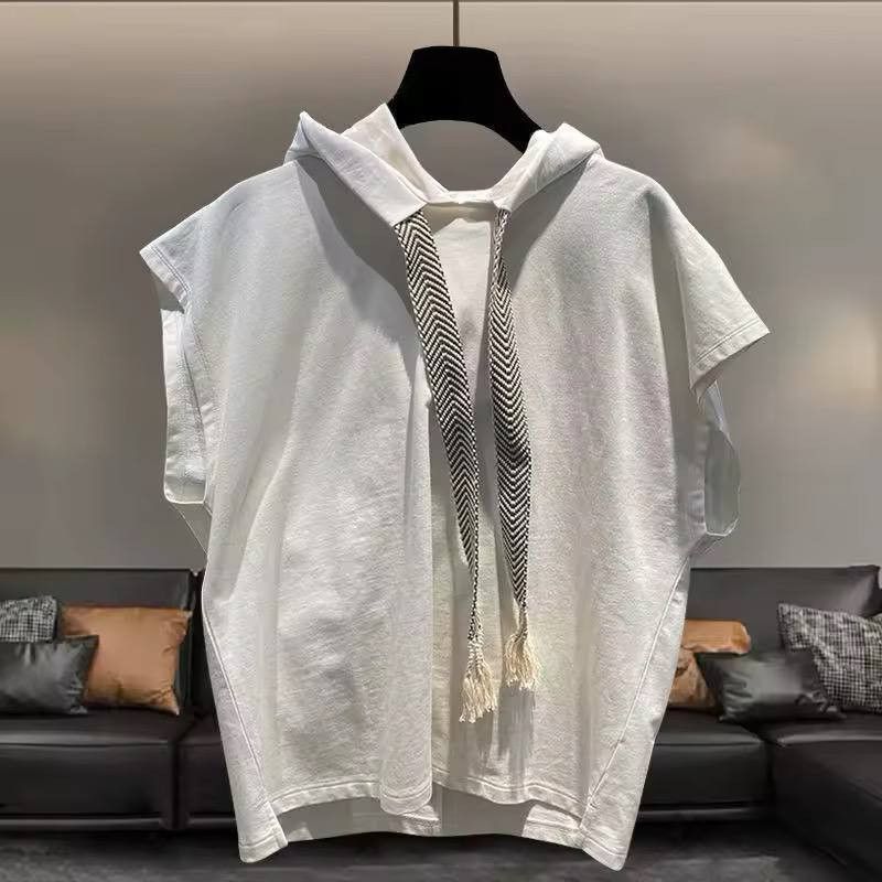 Japanese Brand × Vintage hooded sleeveless T-shirt Size US L / EU 52-54 / 3 - 1 Thumbnail
