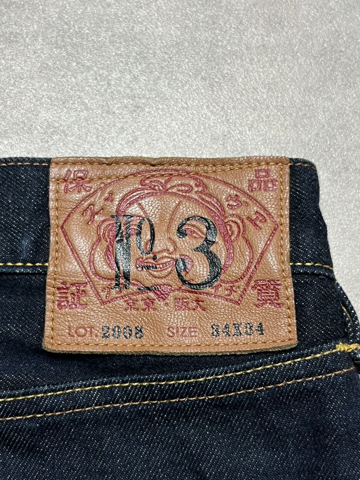 Evisu Evisu Big Embroidered Daicock Selvedge Jeans Size US 33 - 8 Thumbnail