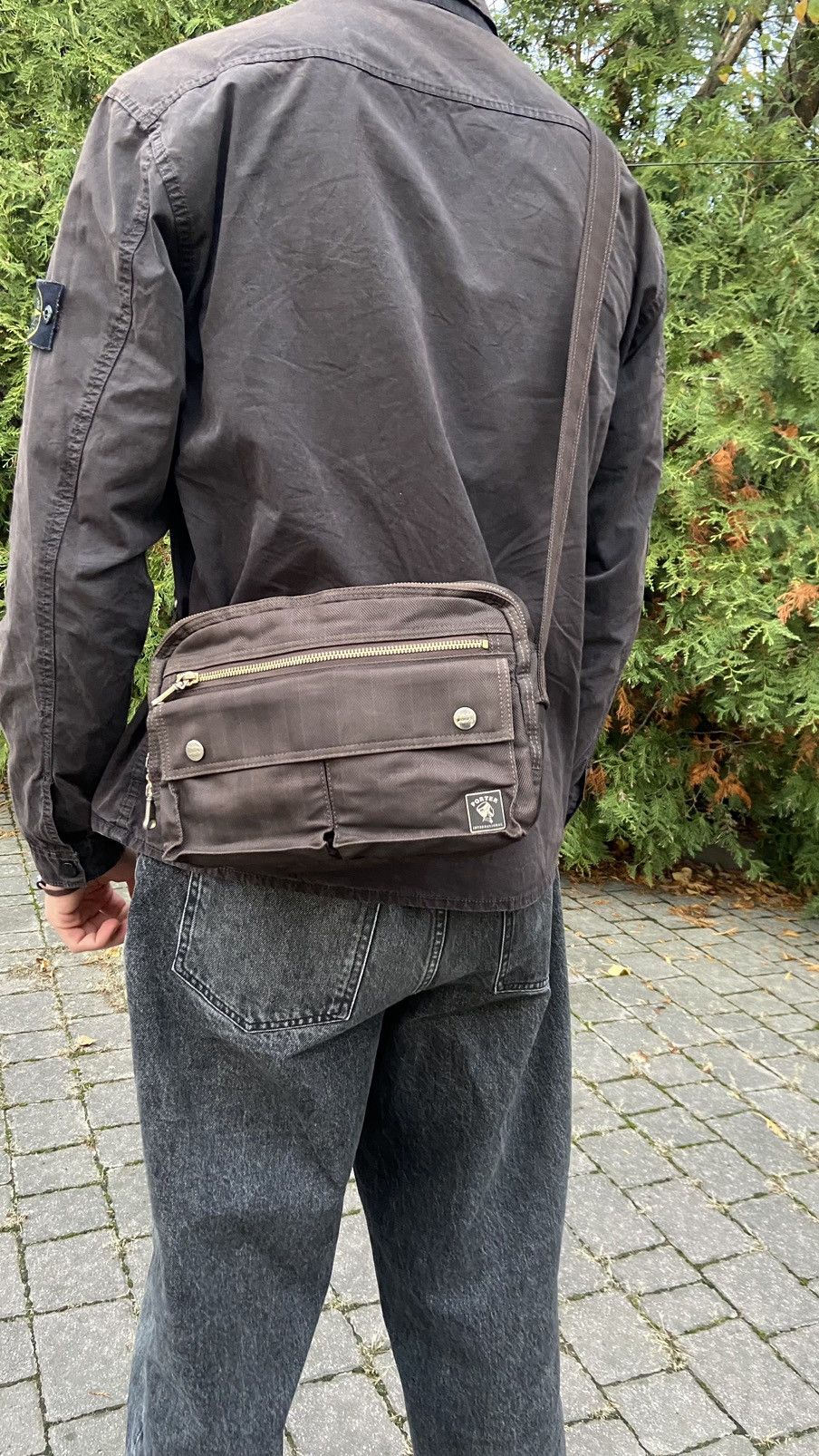 Porter 🟤🇯🇵Rare Brown Porter Shoulder bag Sling bag🟤 Size ONE SIZE - 6 Thumbnail