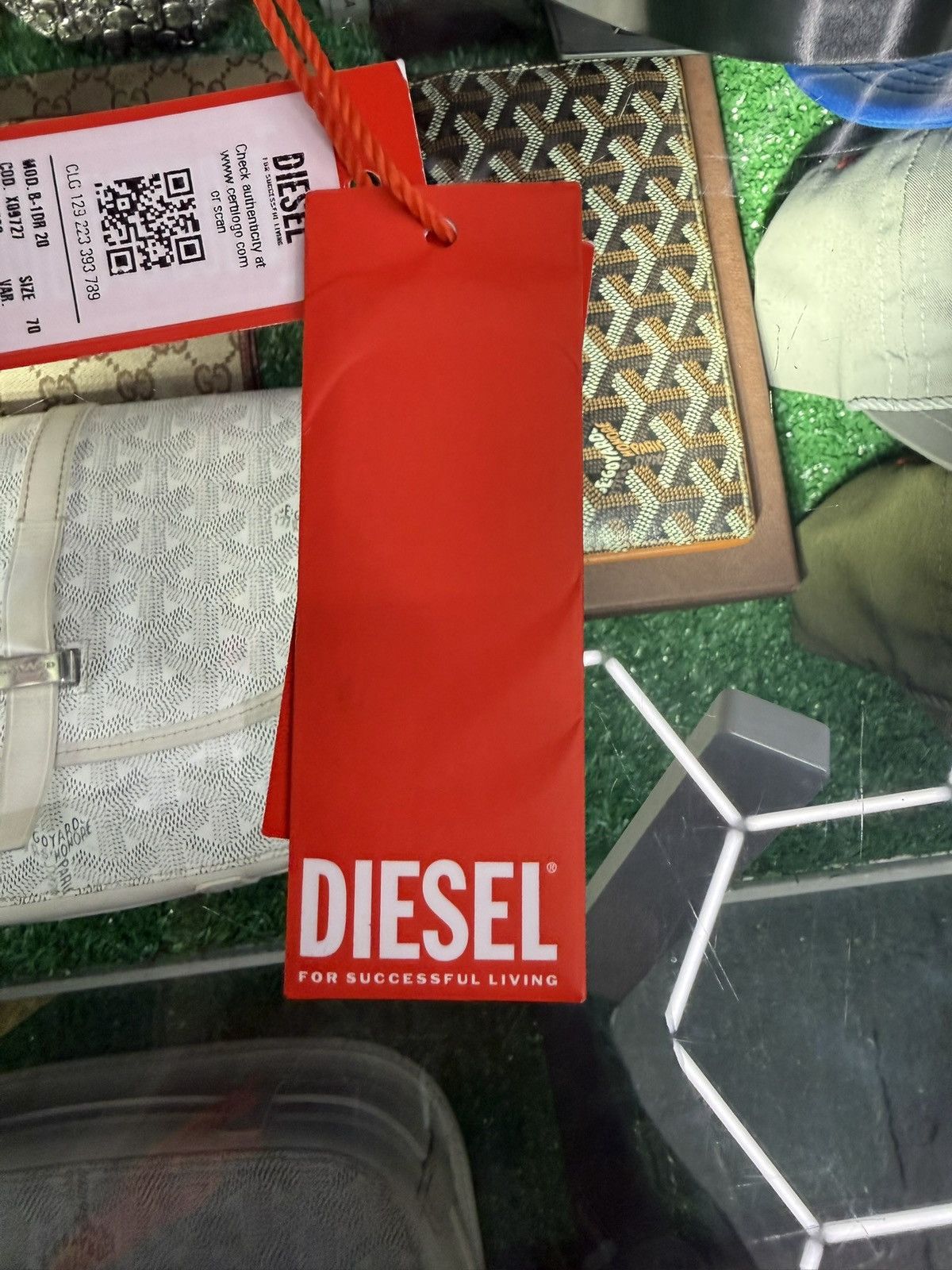Diesel Diesel Silver Skinny Belt Size ONE SIZE - 5 Thumbnail