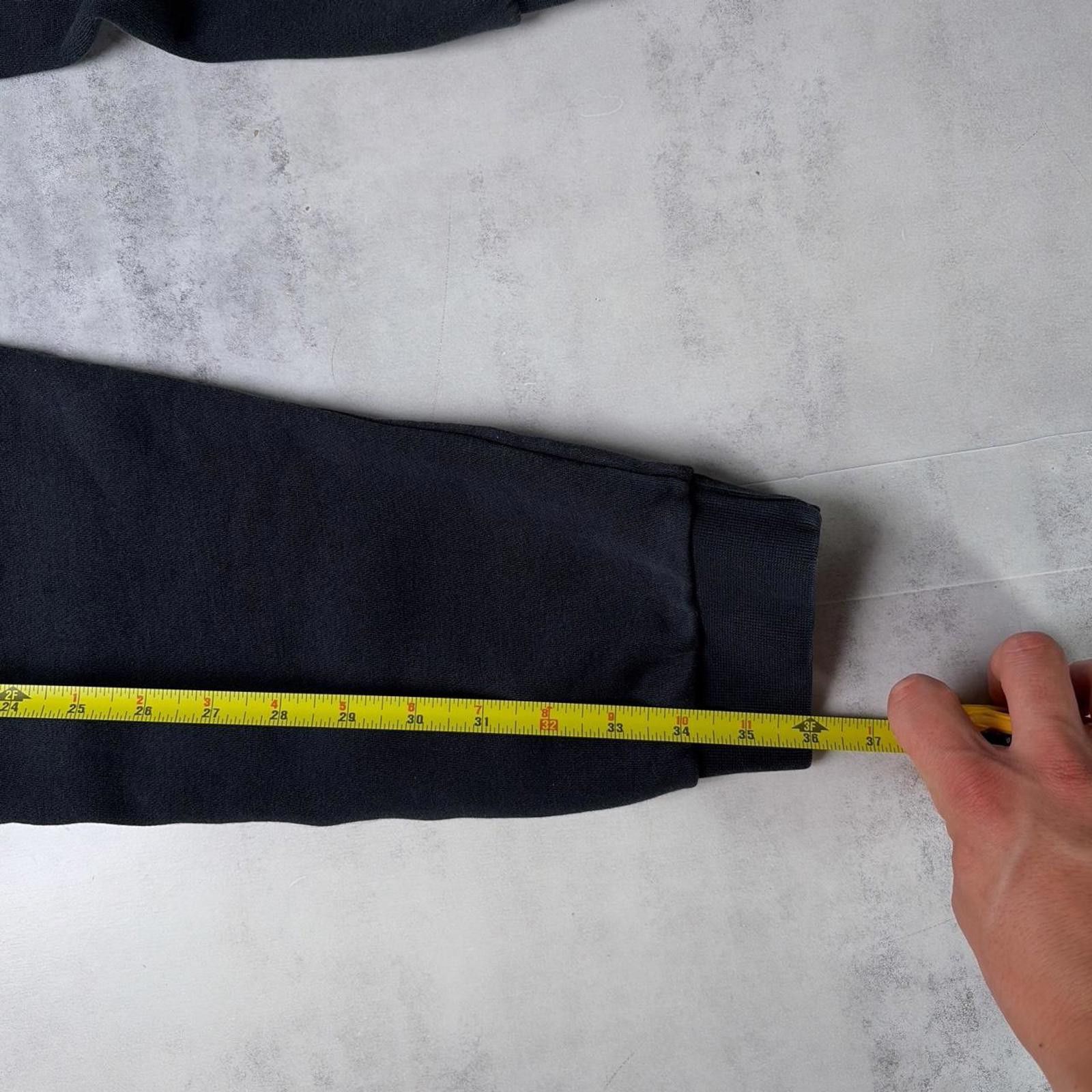 Nike Y2K Black Nike Swoosh Grunge Skater Cuffed Sweatpants Size US 30 / EU 46 - 8 Thumbnail