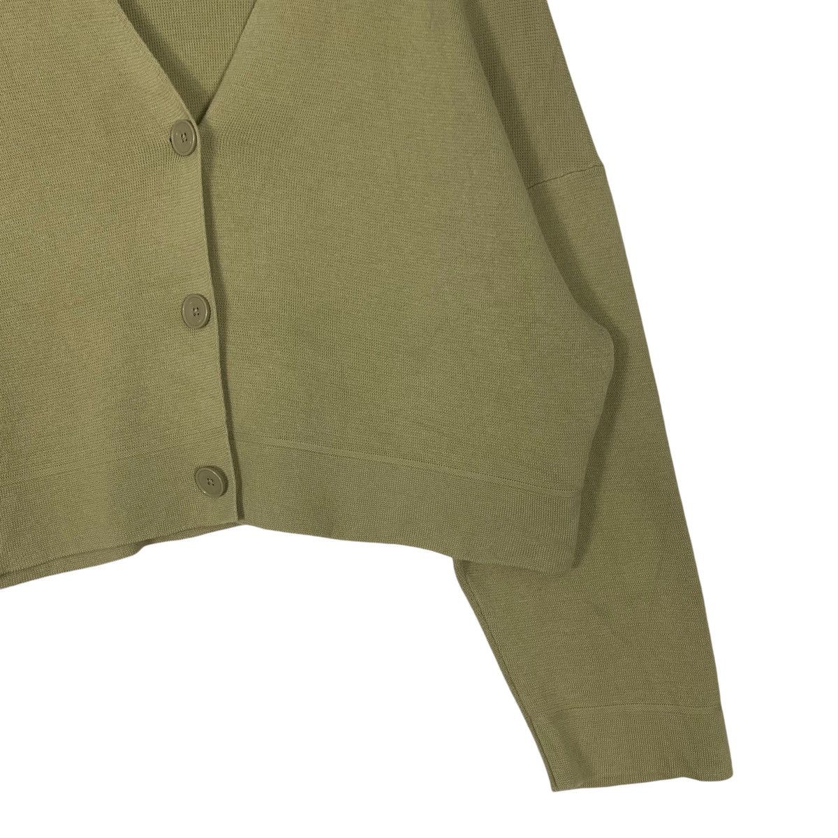 Uniqlo UNIQLO U Lemaire Green Cropped Cardigan #1187-C54 Size M / US 6-8 / IT 42-44 - 4 Thumbnail