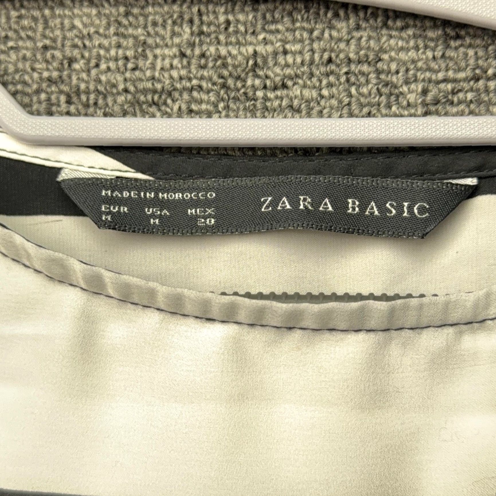 Zara Zara Basic Dress Womens Medium Black Stripe Sleeveless Sheath Lined Stretch Size M / US 6-8 / IT 42-44 - 4 Thumbnail