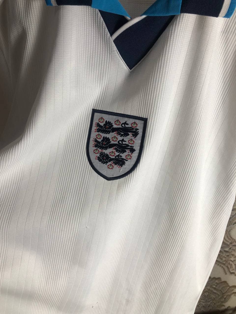 Vintage VERY RARE ENGLAND RETRO SOCCER JERSEY MANCHESTER Y2K 90s Size US M / EU 48-50 / 2 - 5 Thumbnail