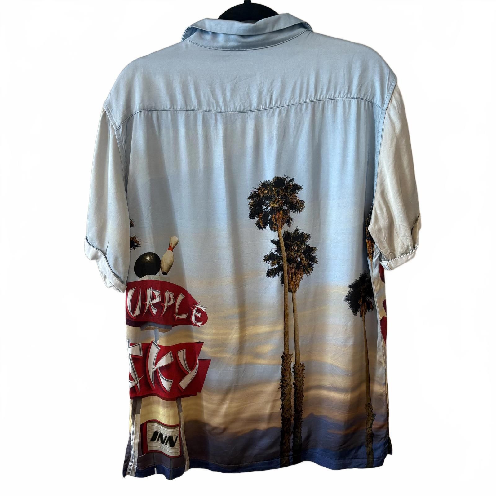 Blue Sky Inn Purple Brand x Blue Sky Inn Printed Camp Button Down Shirt Size US M / EU 48-50 / 2 - 6 Thumbnail