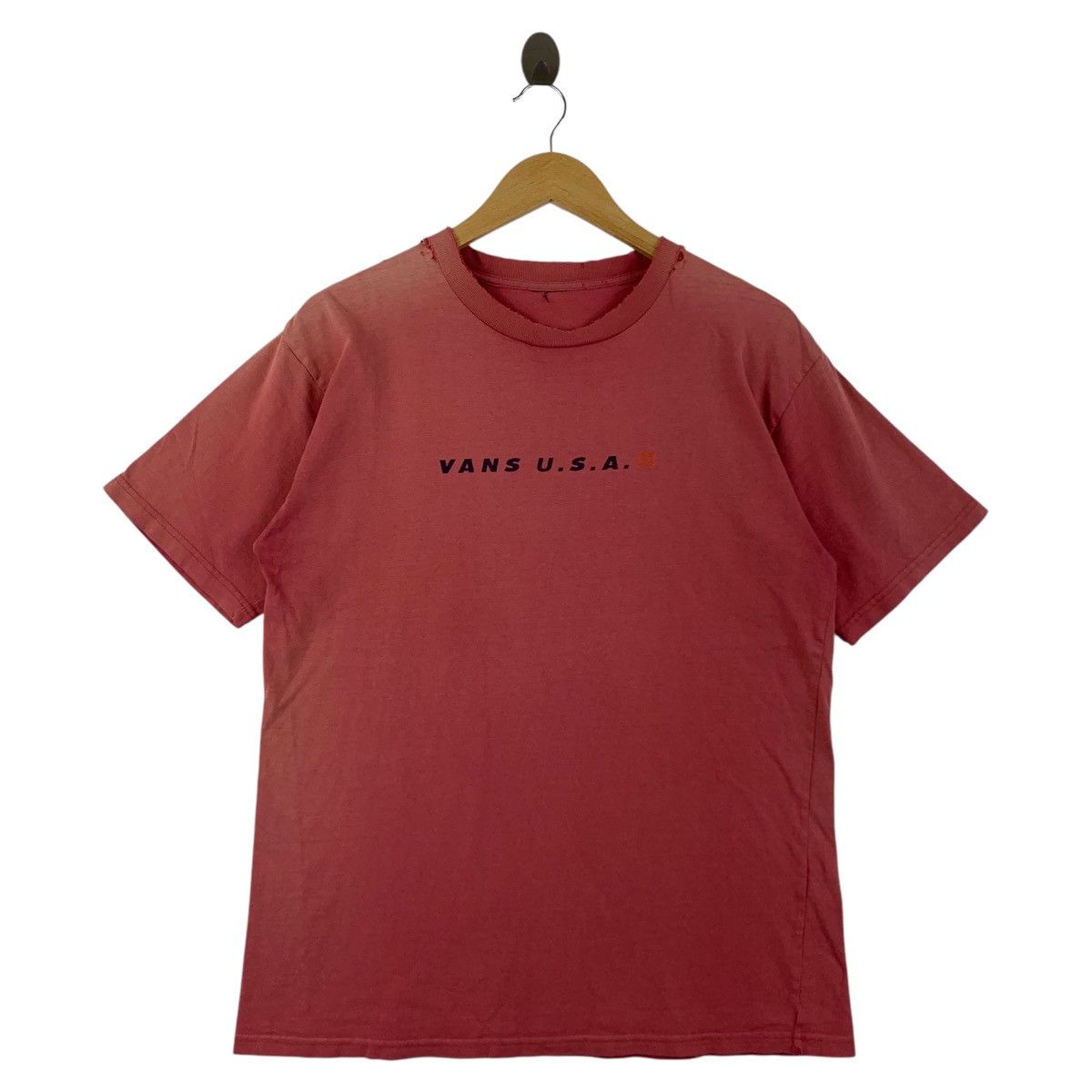 Vans × Vintage Vintage Distressed VANS Big logo printed tee Size US M / EU 48-50 / 2 - 2 Thumbnail