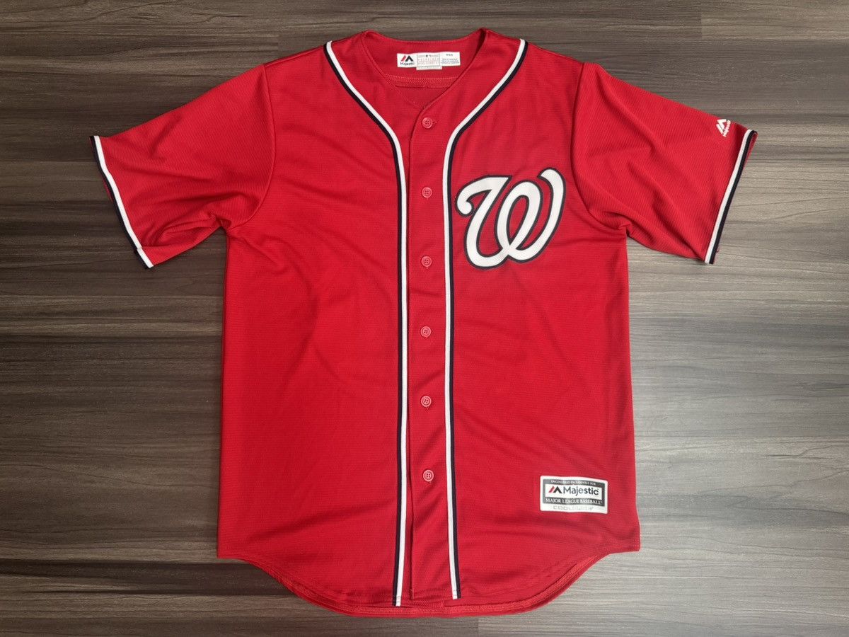 Majestic Daniel Murphy #20 Washington Nationals MLB Cool Base Jersey Size US M / EU 48-50 / 2 - 1 Thumbnail