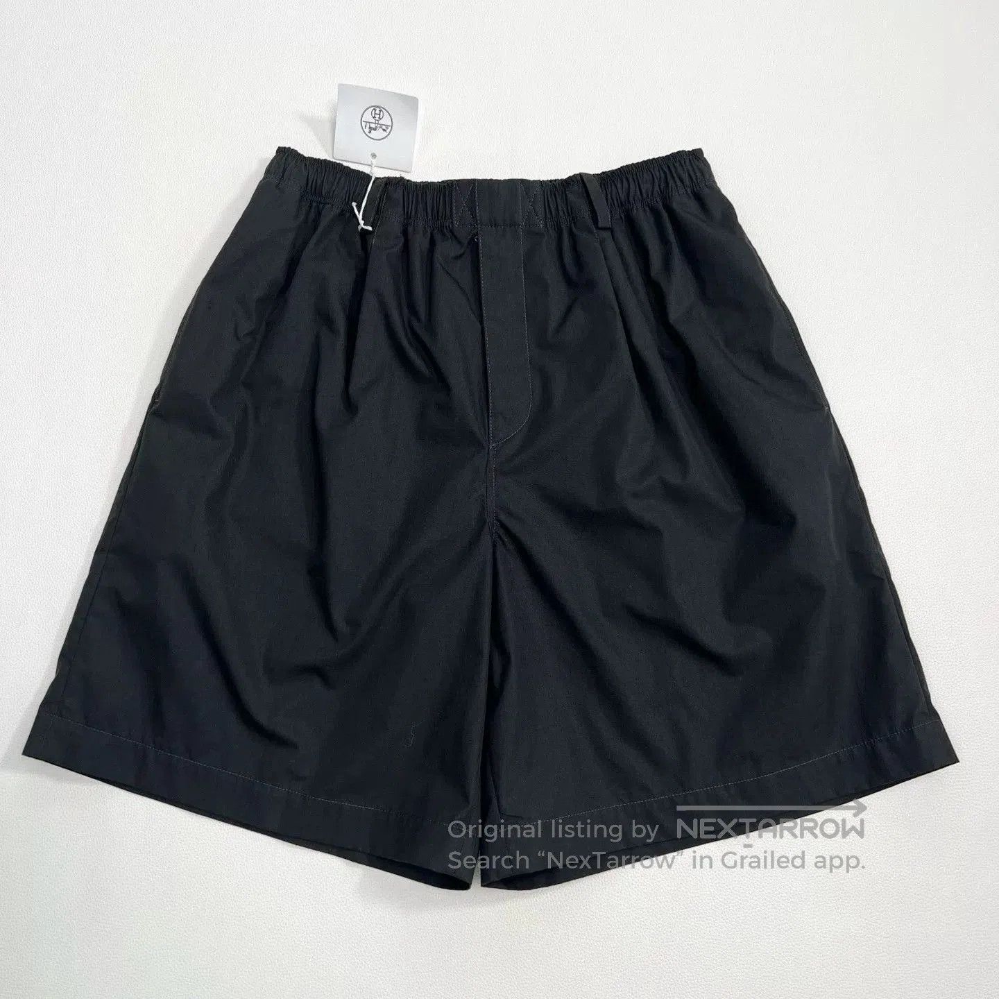 Hermes Hermes Men's Elastic Twill Cotton Loose Shorts. Size US 40 / EU 56 - 6 Thumbnail