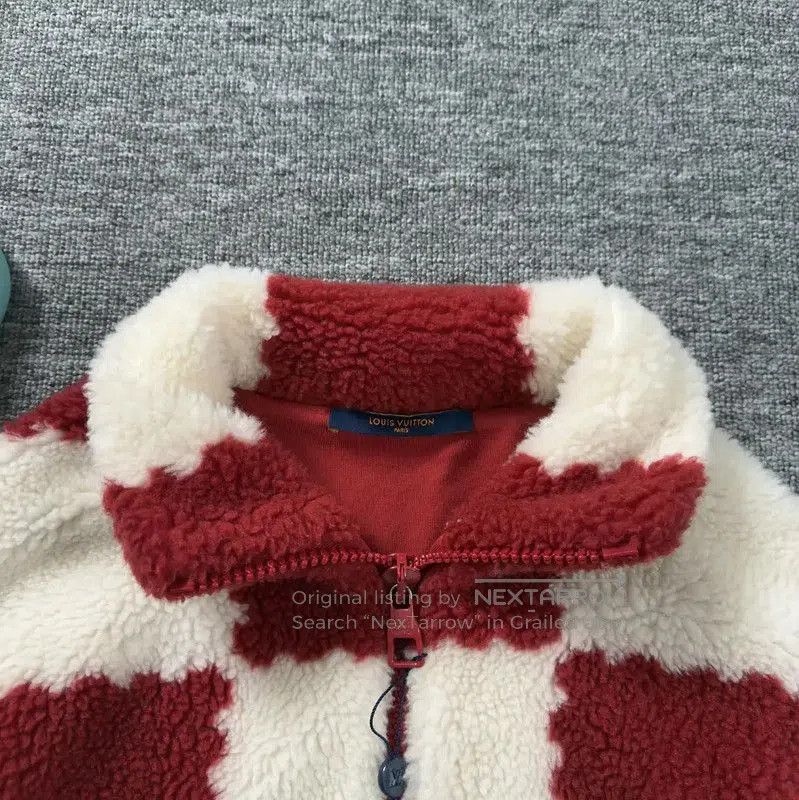 Louis Vuitton Louis Vuitton Red Wool Checker Jacket . Size US S / EU 44-46 / 1 - 3 Thumbnail