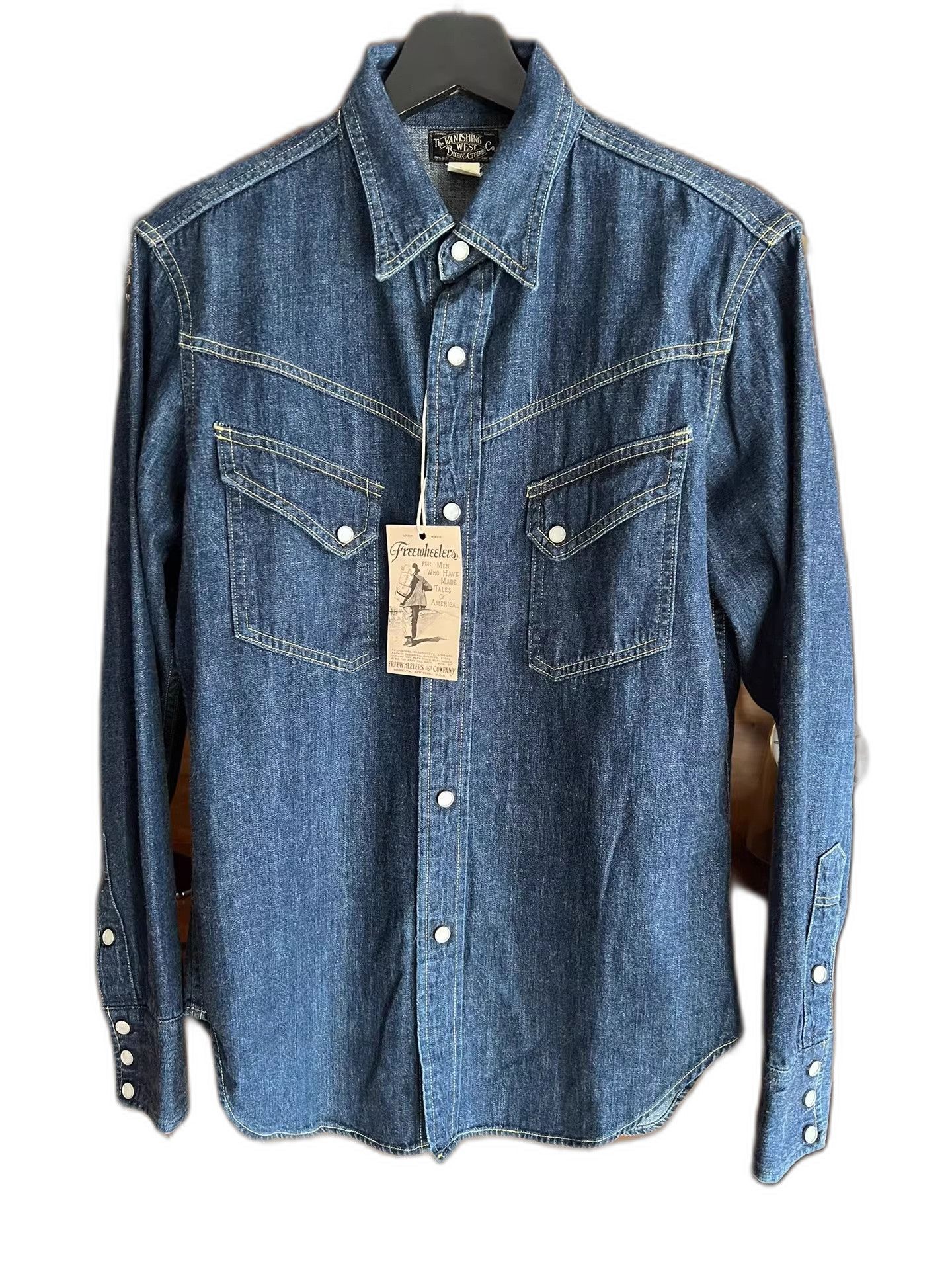 Freewheelers Freewheelers 2013 Denim Western Shirt Size US M / EU 48-50 / 2 - 1 Thumbnail