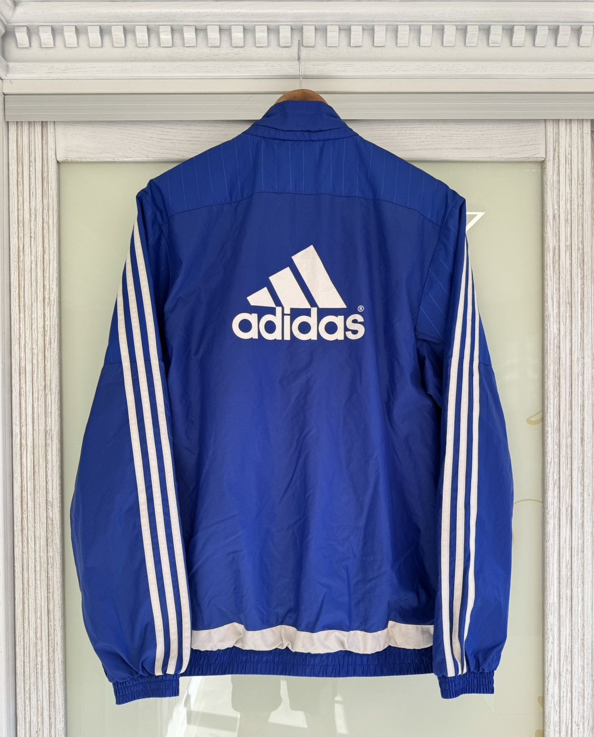 Adidas Adidas Chelsea 2015-2016 Soccer Track Jacket Football Shirt Size US S / EU 44-46 / 1 - 2 Thumbnail