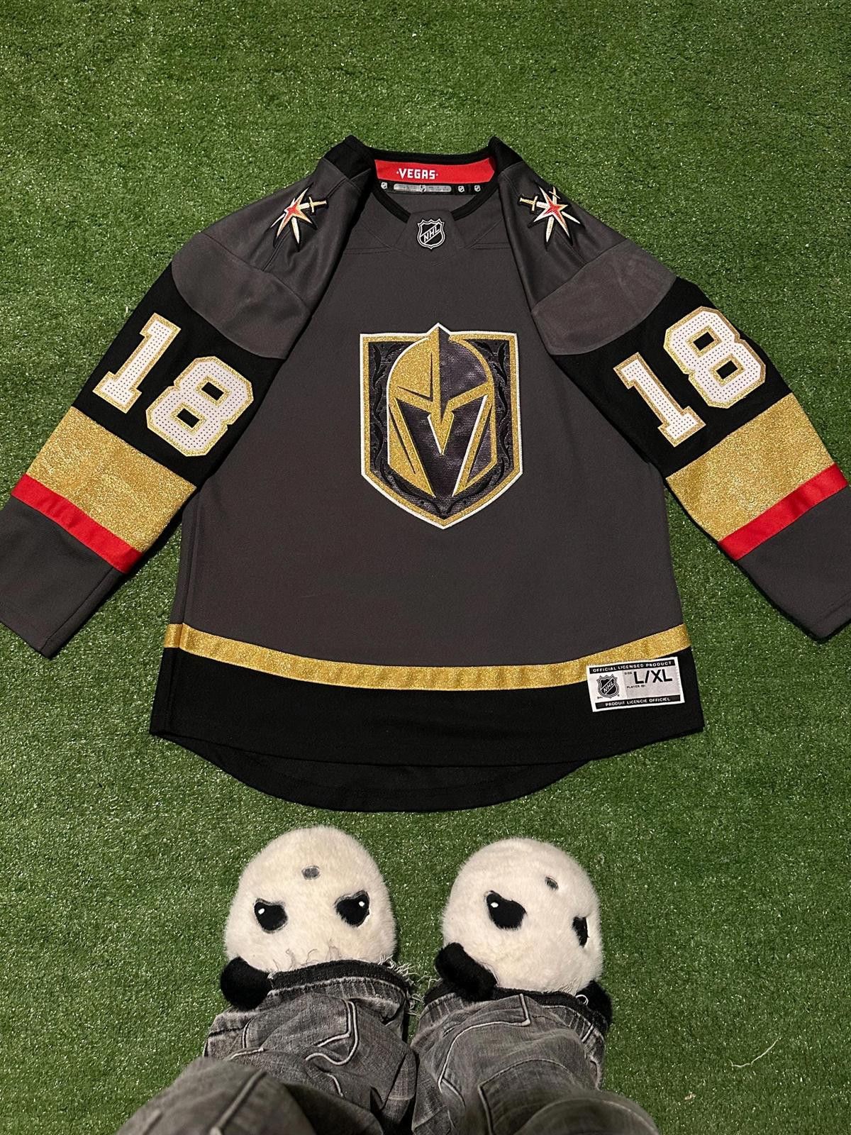 NHL Vegas Golden Knights Hockey Jersey - Zanetti #18 Size ONE SIZE - 6 Thumbnail