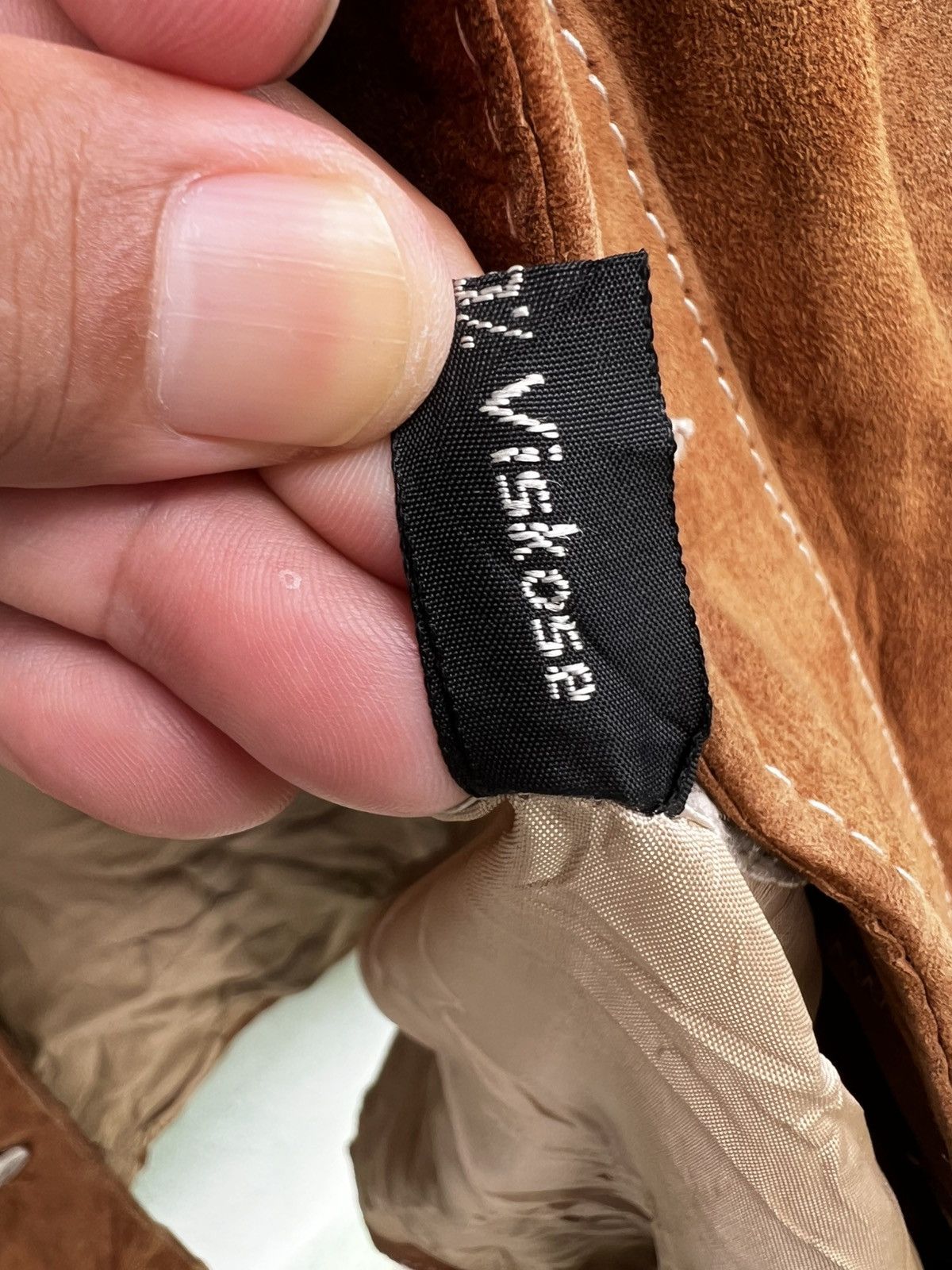 Leather Vintage 70s German Suede Leather Safari Jacket Brown Size US M / EU 48-50 / 2 - 16 Thumbnail