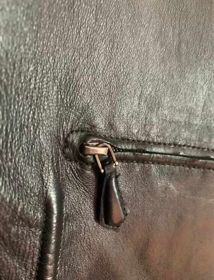 Tom Ford Tom Ford Jacket Leather Motorcycle Black Zip Size:48 IT Size US M / EU 48-50 / 2 - 4 Thumbnail