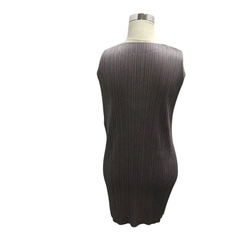 Issey Miyake Issey Miyake Grey dress Size L / US 10 / IT 46 - 2 Thumbnail