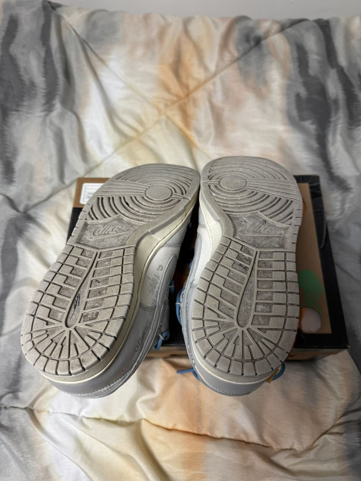 Nike × Off-White Nike Dunk Low Off-White Lot 5 Size US 11.5 / EU 44-45 - 8 Thumbnail