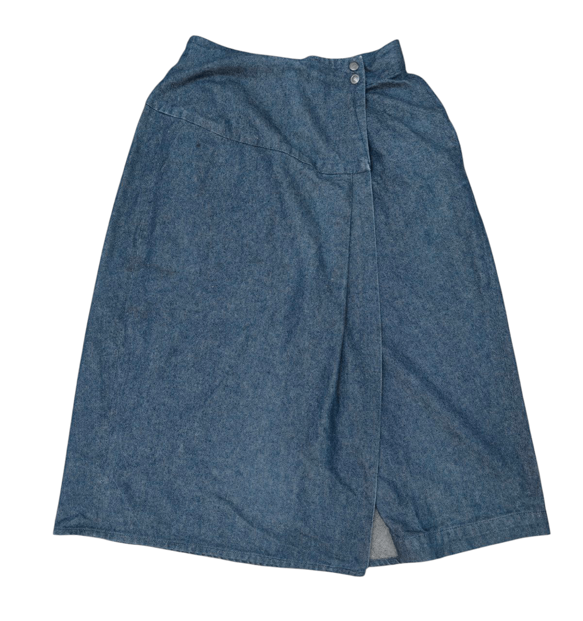 Mugler 💥LAST CALL💥 Thierry Mugler Denim Midi Skirt Size 24" / US 00 / IT 34 - 2 Thumbnail