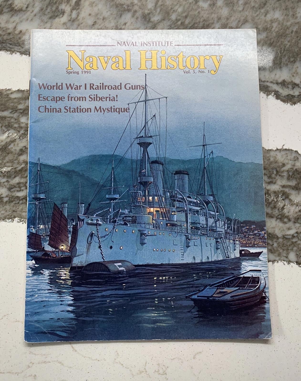 Designer Naval History Magazines US Naval Institute 1990-91 Series Size ONE SIZE - 6 Thumbnail