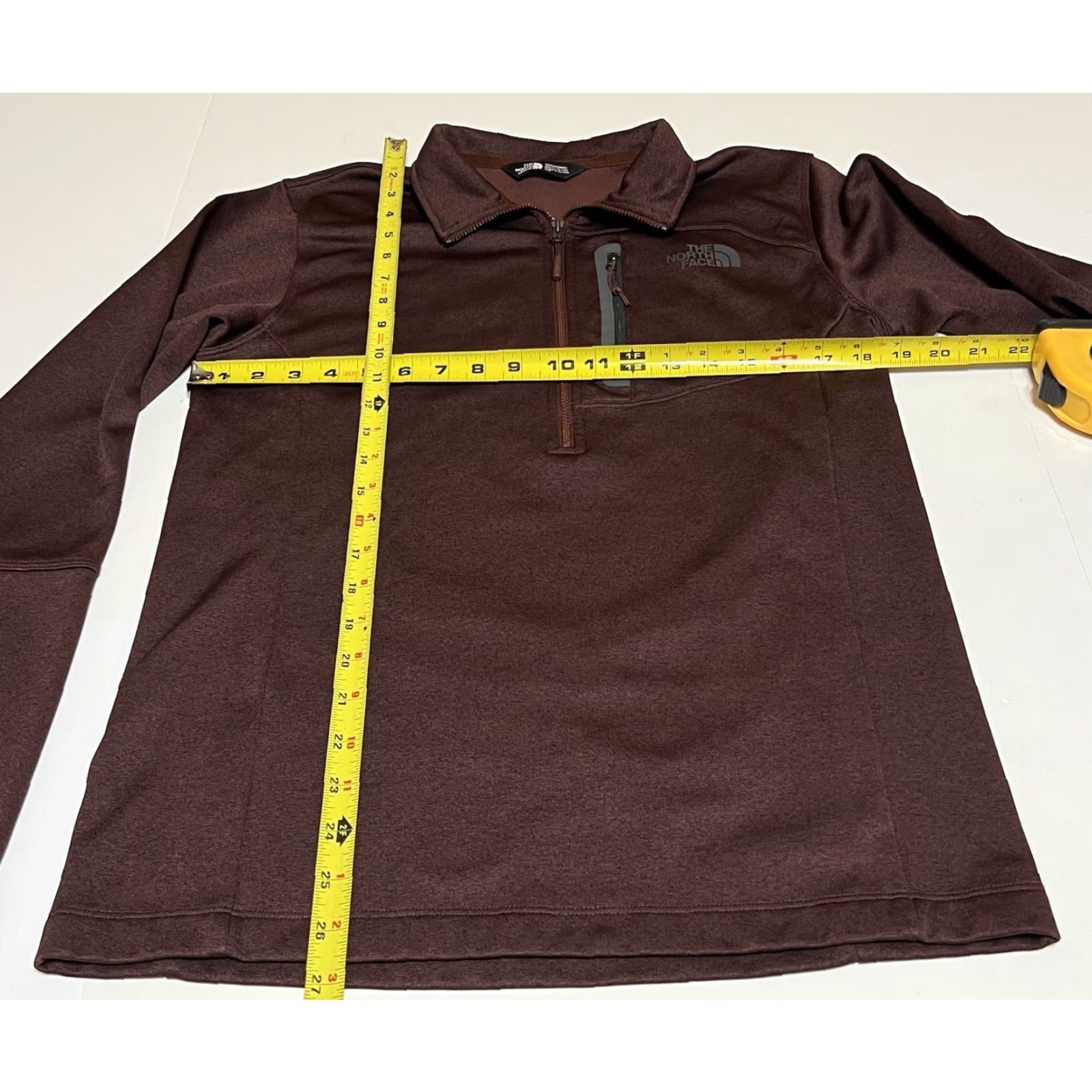 The North Face The North Face Jacket Mens Small 1/4 Zip Pullover Mock Neck Logo Casual Red Size US S / EU 44-46 / 1 - 4 Thumbnail
