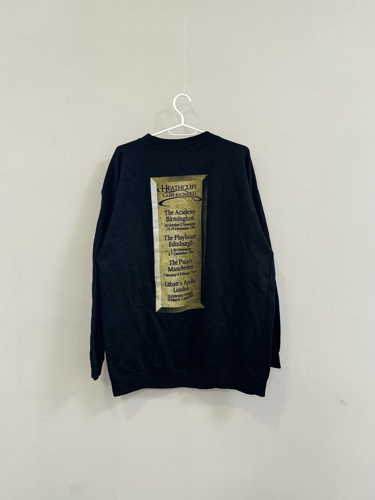 Band Tees × Vintage Vintage 1996 Heathcliff Cliff Richard sweatshirt rare 90’s Size US XL / EU 56 / 4 - 5 Thumbnail