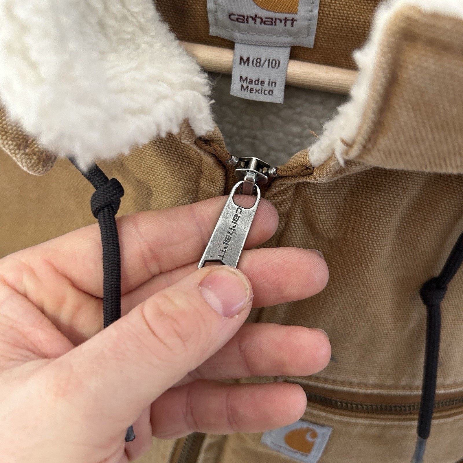 Carhartt Carhartt Sherpa-Lined Wildwood Jacket “Brown” 100815 Size XL / US 12-14 / IT 48-50 - 16 Thumbnail