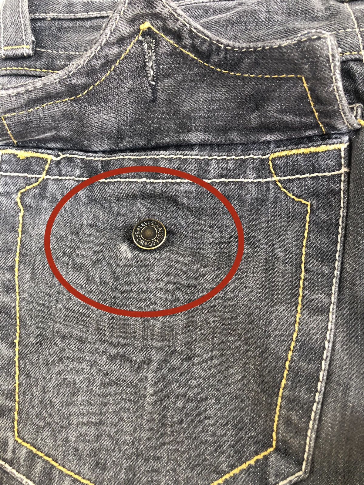 Japanese Brand Japanese Grancasa Flared Jeans Distressed Jeans Size US 31 - 15 Thumbnail