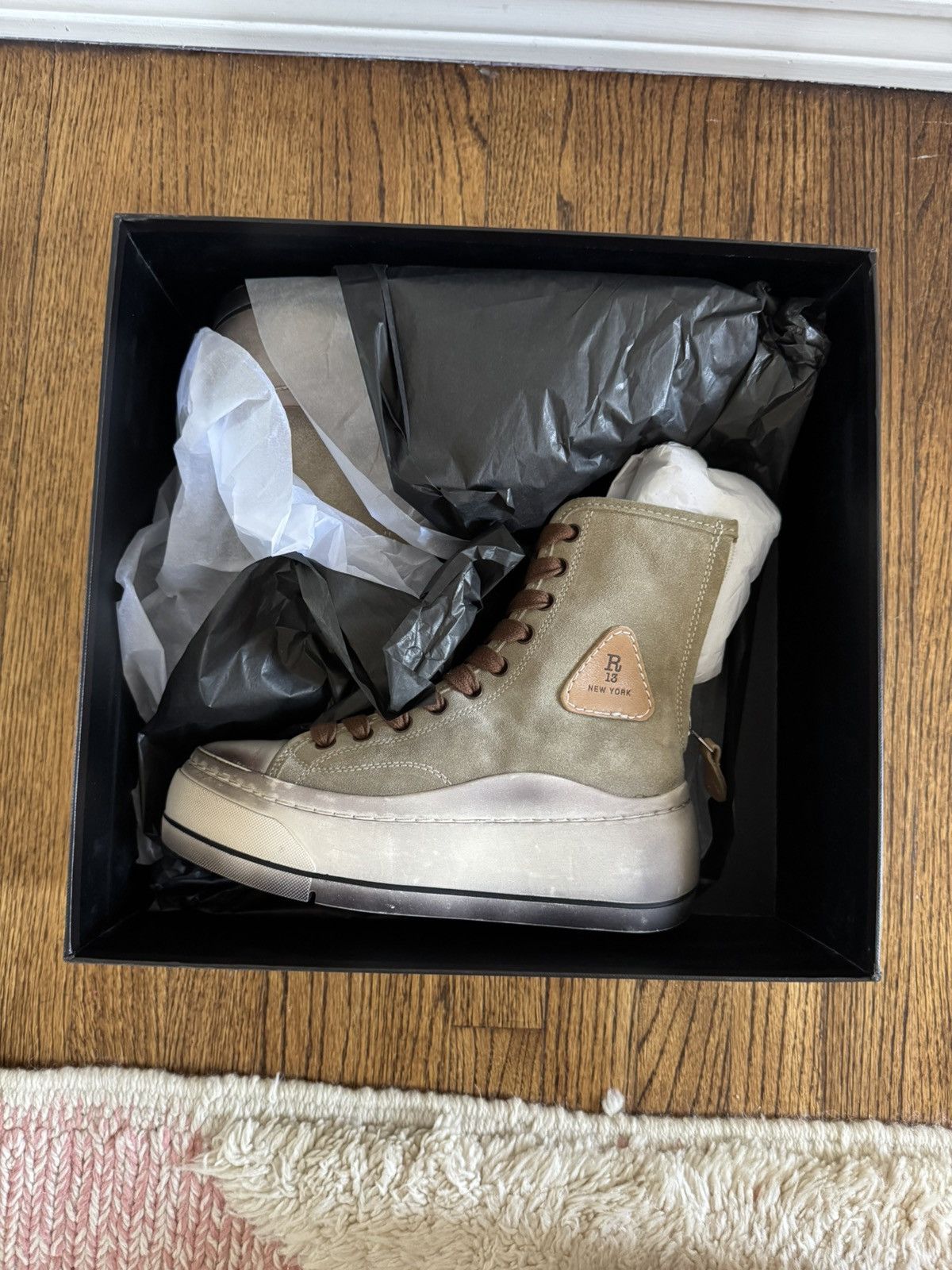 R13 Tall Kurt Sneakers Size US 7 / IT 37 - 3 Thumbnail