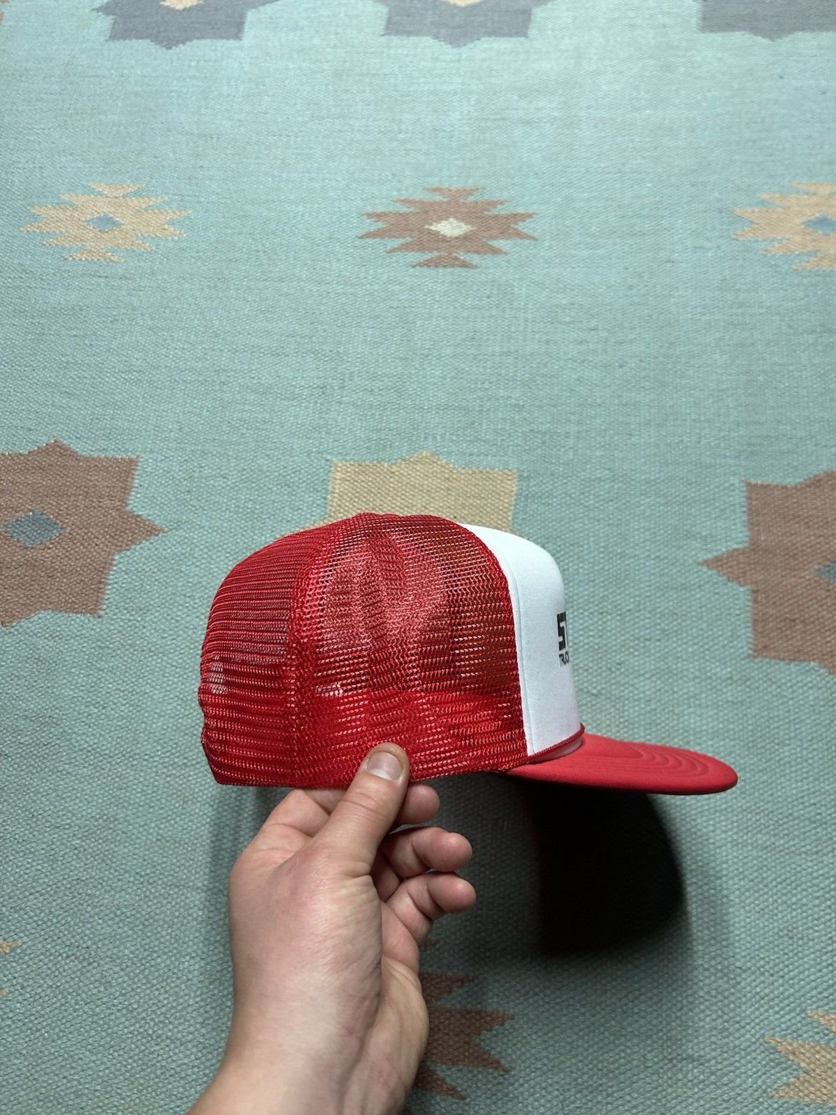 Vintage Vintage trucker hat Star truck rentals red white SnapBack Size ONE SIZE - 8 Thumbnail