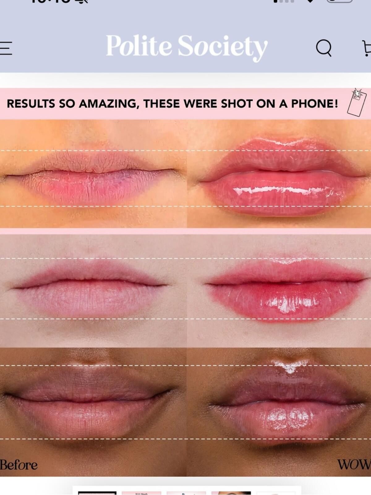 Other Polite Society / B.I.G. Mouth Lip Plumping Oil Gloss / OG Size ONE SIZE - 8 Thumbnail
