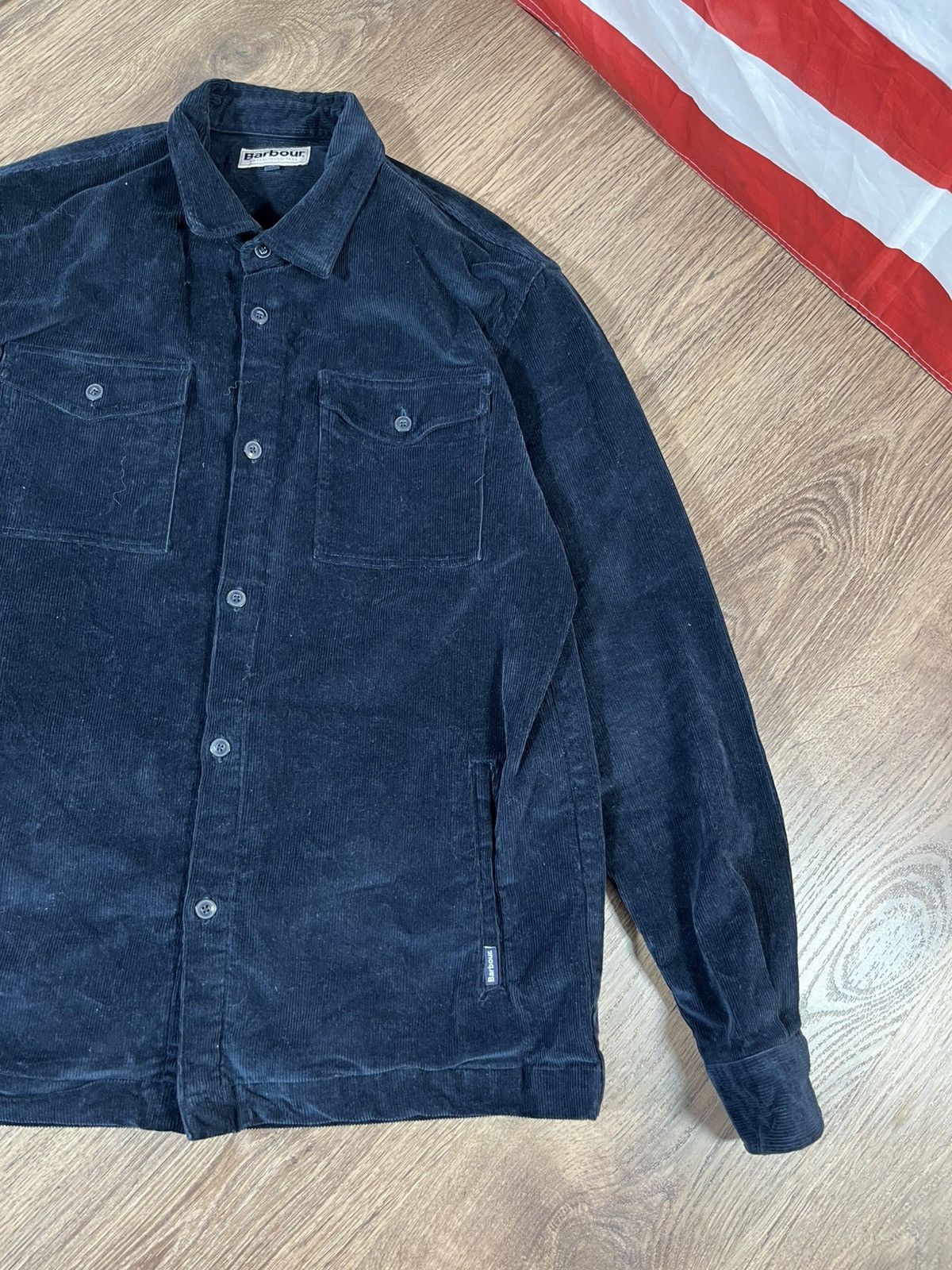 Barbour Barbour Camicia Ny91 Navy Blue MOS0069 Size US XL / EU 56 / 4 - 3 Thumbnail