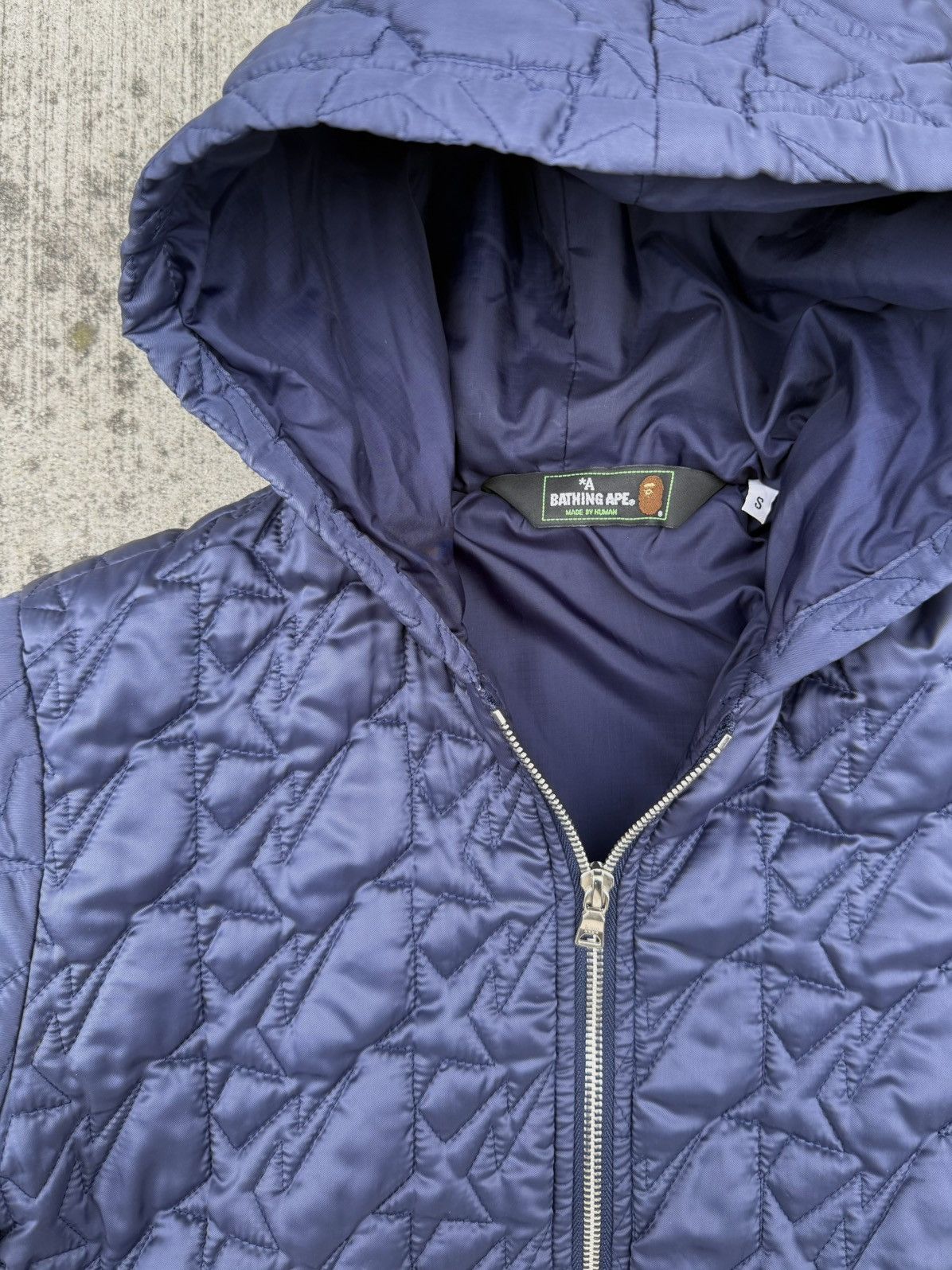 Bape A Bathing Ape Bapesta Quilted Jacket Size US S / EU 44-46 / 1 - 2 Thumbnail