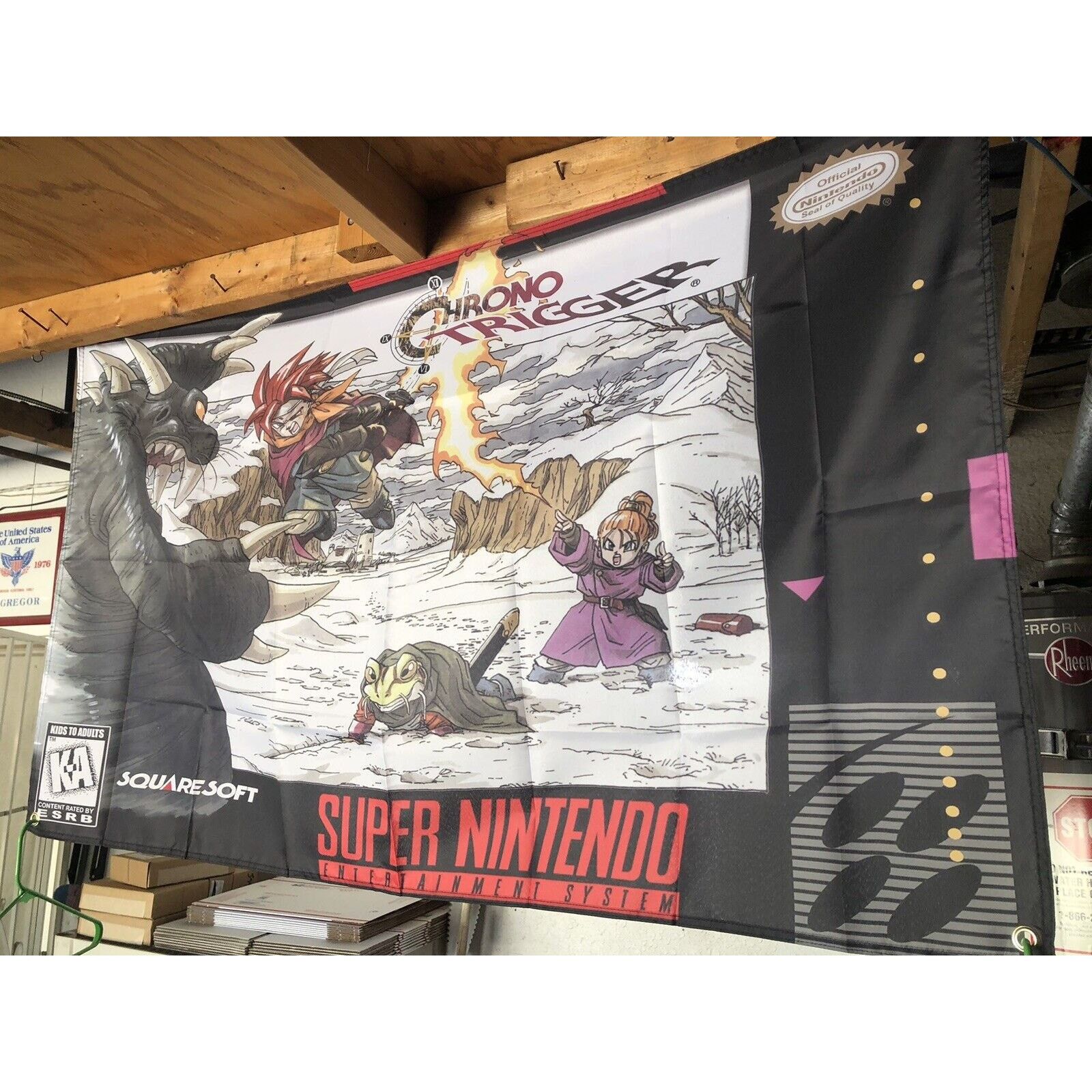 Nintendo Chrono Trigger 5' Flag Banner Poster / Super Nintendo SNES Size ONE SIZE - 3 Thumbnail