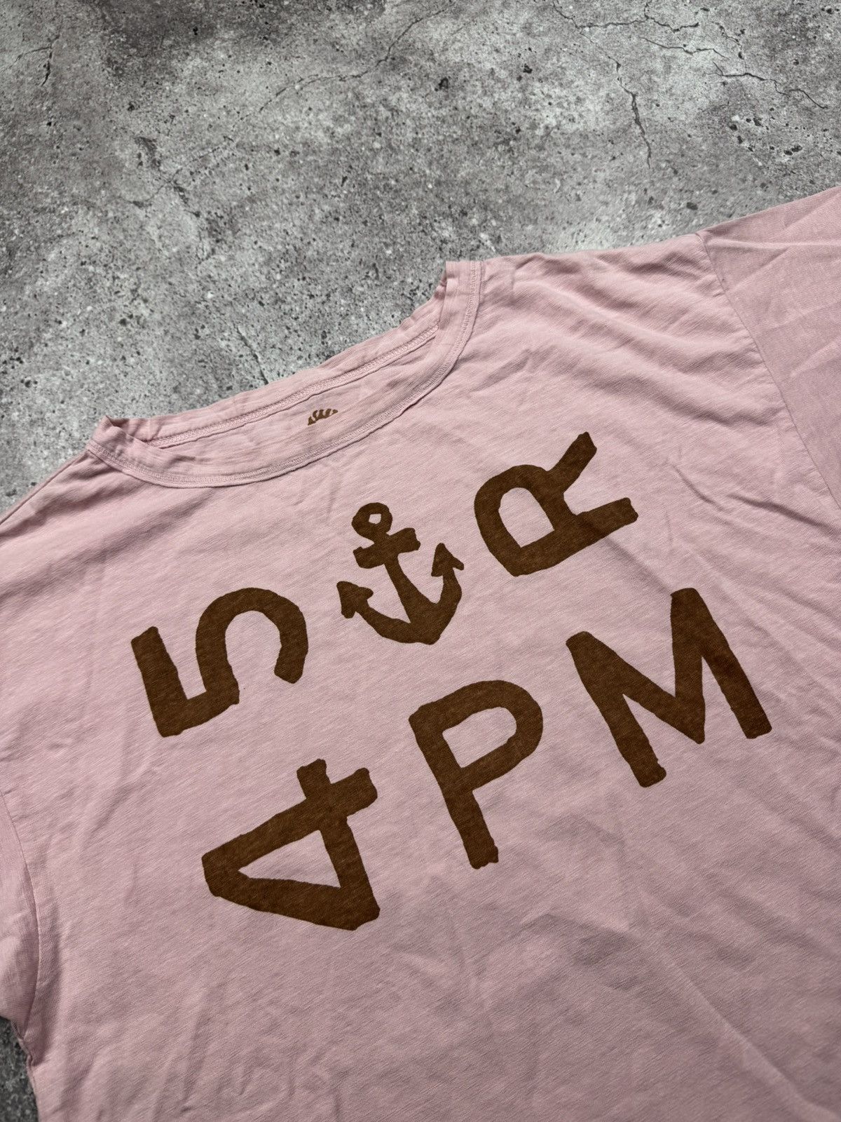 45rpm 45 RPM Anchor Y2K Vintage T Shirt Pink Made In Japan Size US M / EU 48-50 / 2 - 5 Thumbnail