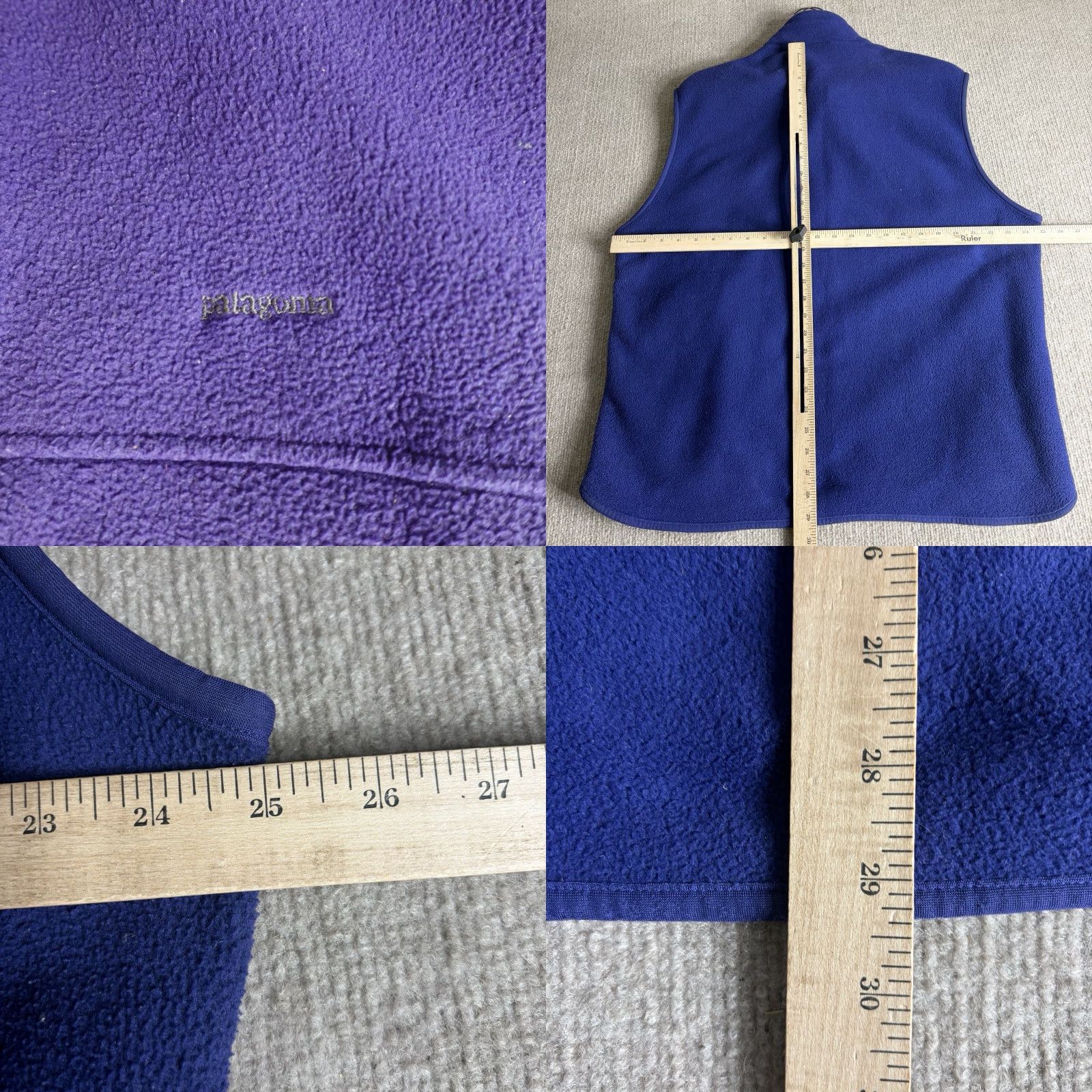 Patagonia VINTAGE Patagonia Mens Jacket XL Blue Purple Fleece Synchilla Vest Made in USA Size US XL / EU 56 / 4 - 8 Thumbnail