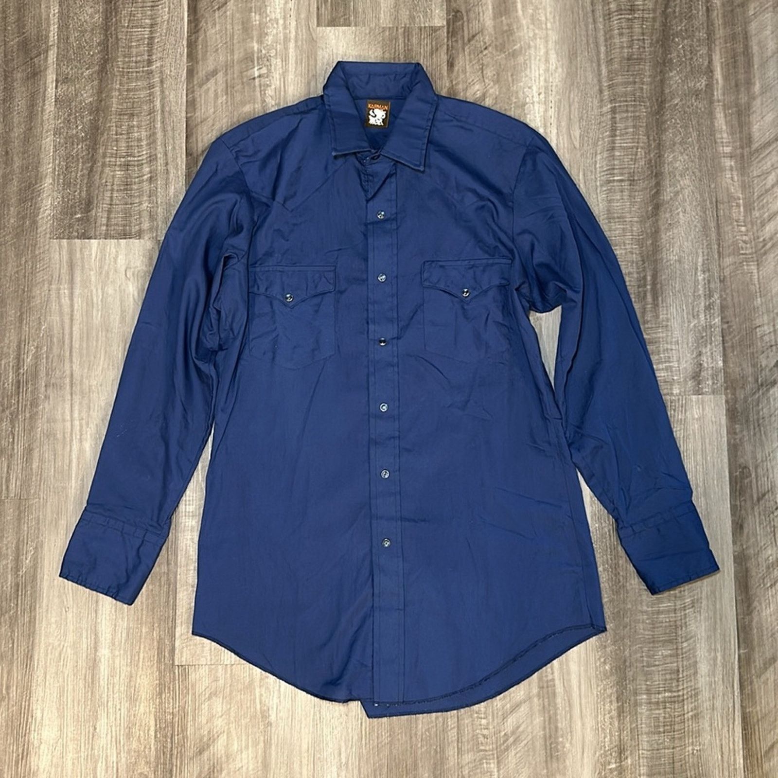 Other Karman Western Long Sleeve Pearl Snap Button - Medium Size US M / EU 48-50 / 2 - 2 Thumbnail