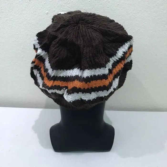Adidas × Vintage Adidas Stripe Design Beanie Hat Size ONE SIZE - 4 Thumbnail